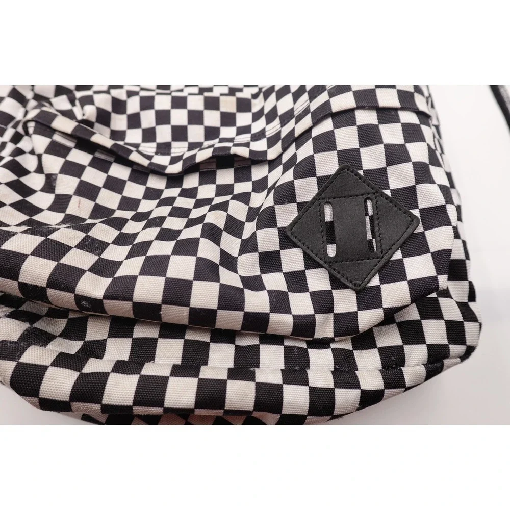 Y2K Skater Grunge Checkered Backpack Vans Old Skool 22L Checkerboard School Bag